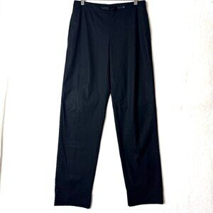 GUCCI Designer Wool Cashmere Metal Plate Logo Belt Trouser Pants Womens 40 8